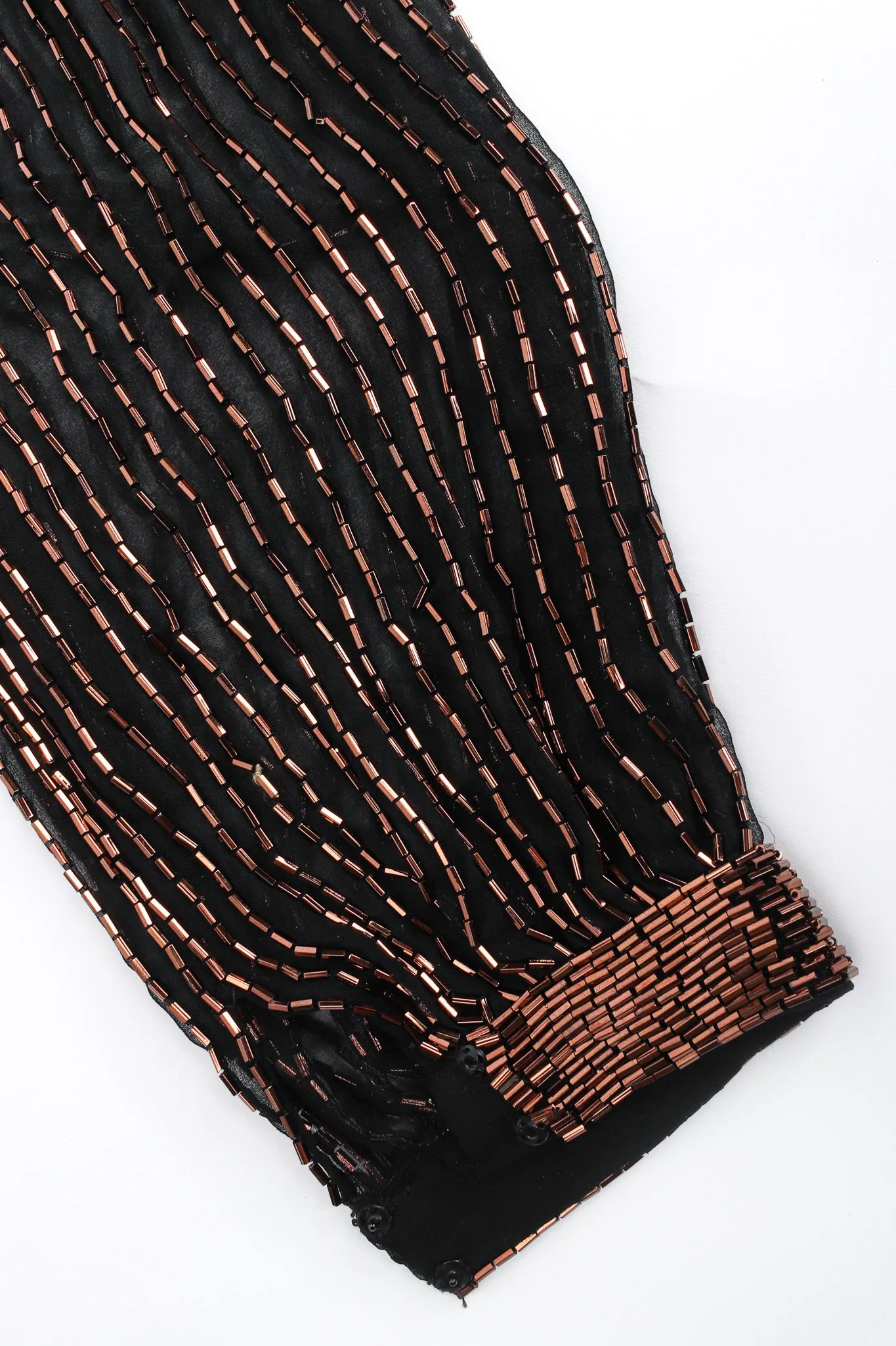 Glass Bead Silk Tunic Dress