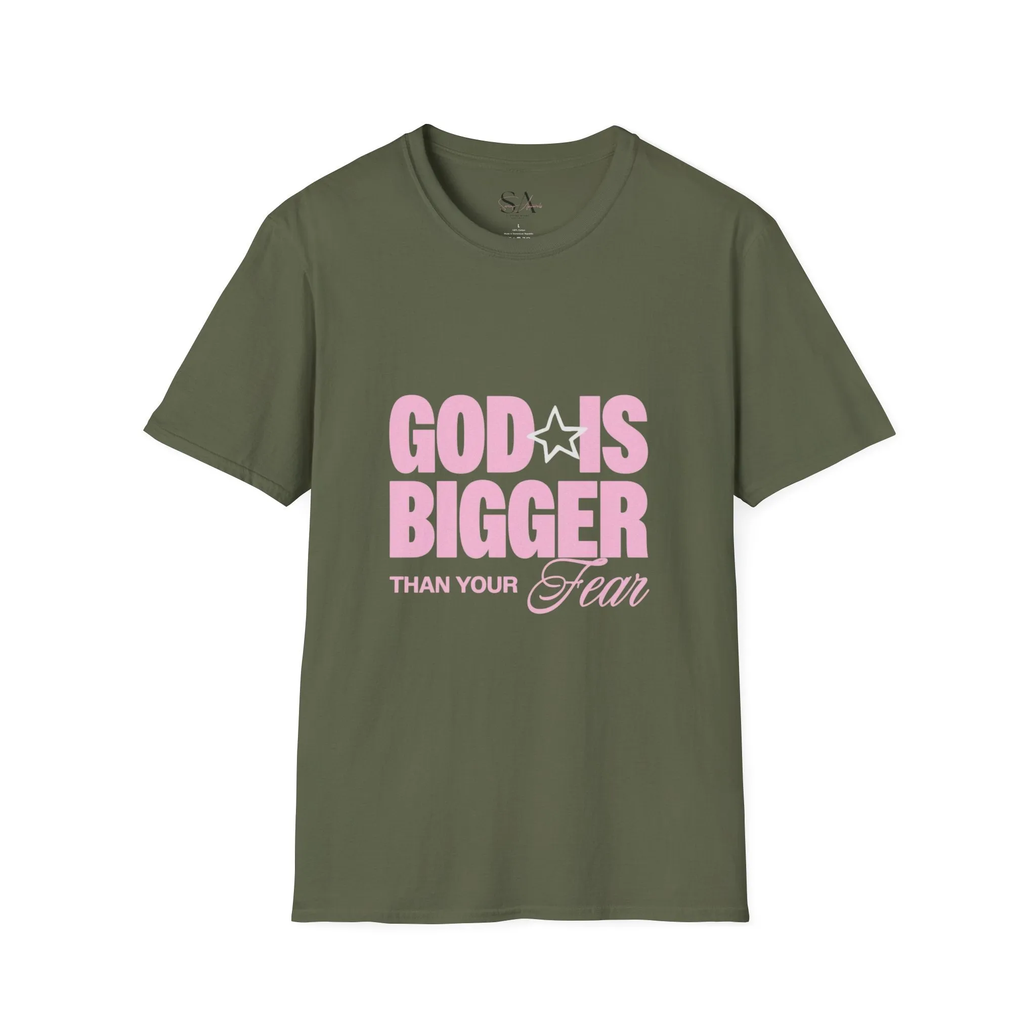 God Is Bigger Than Your Fear Unisex Tee