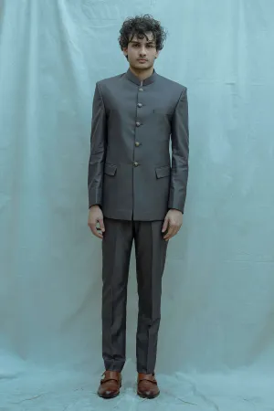Grey Classic Bandgala set