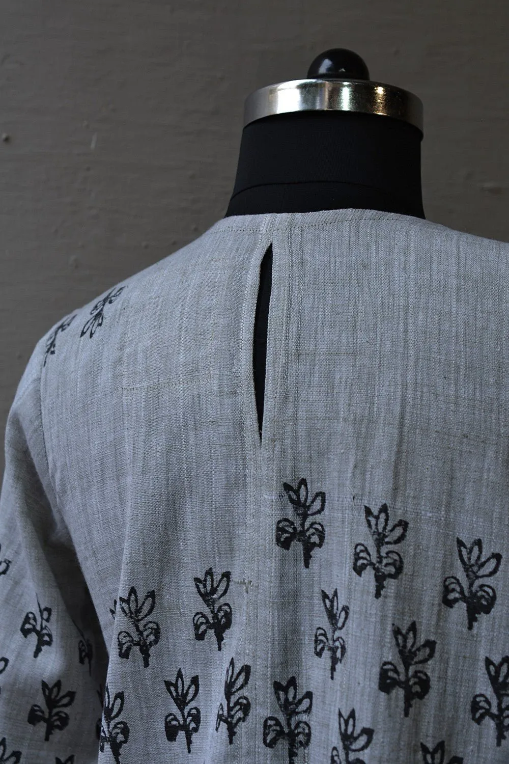 Hand Block Printed Khadi Tunic - Bunch