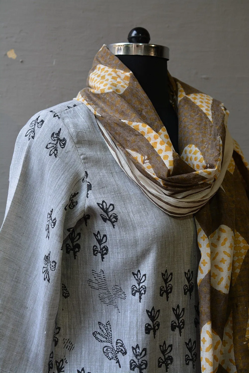 Hand Block Printed Khadi Tunic - Bunch
