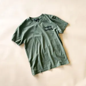 Happy Human Hipster Tee | Army Green | Women & Youth size 8-16