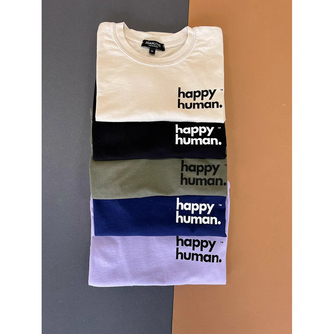 Happy Human Hipster Tee | Army Green | Women & Youth size 8-16