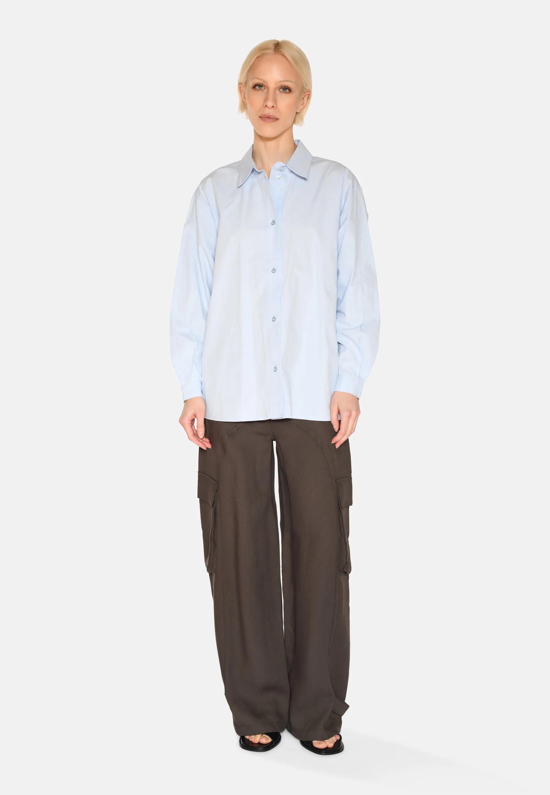 Harper long sleeved shirt 4238 - Light Blue