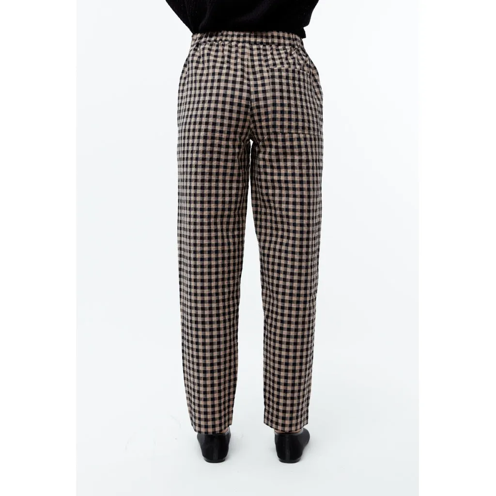 Helena organic cotton vichy trousers
