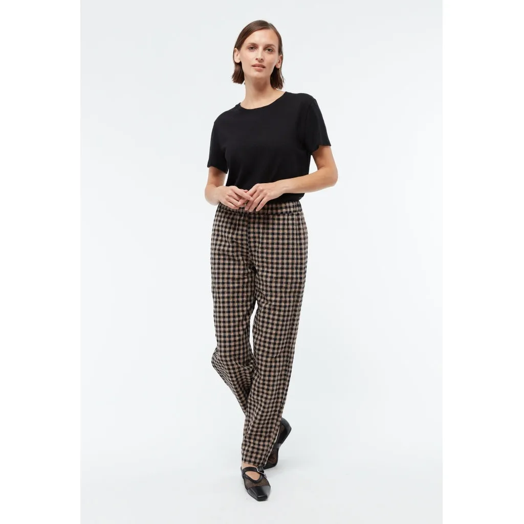 Helena organic cotton vichy trousers