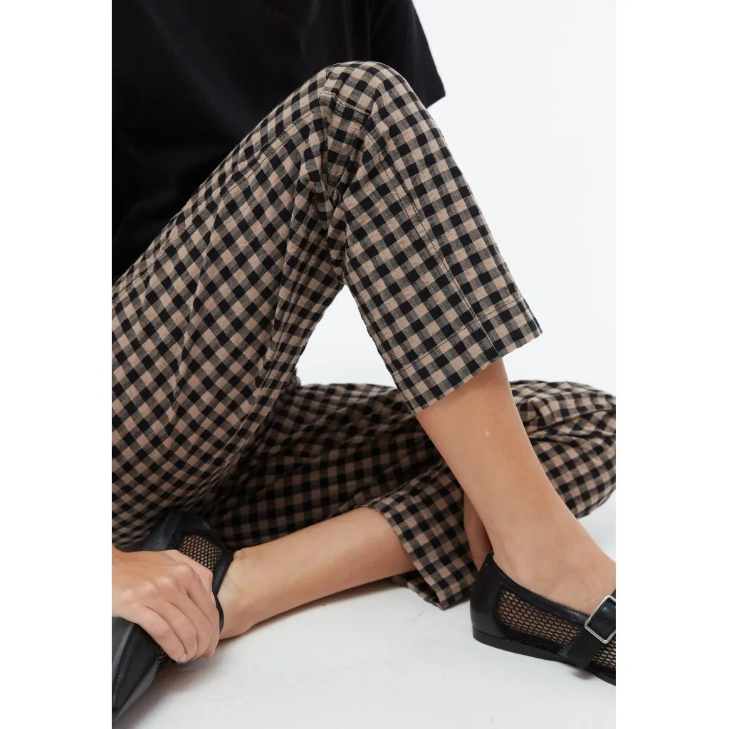 Helena organic cotton vichy trousers