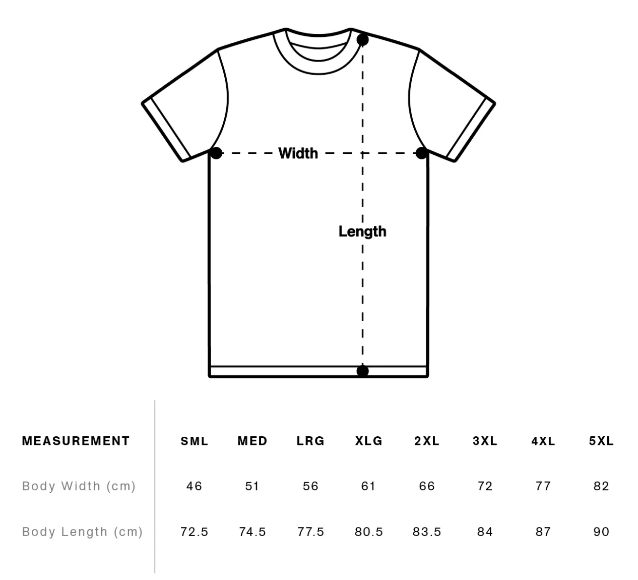 Here Comes The Party Tee | White on Black
