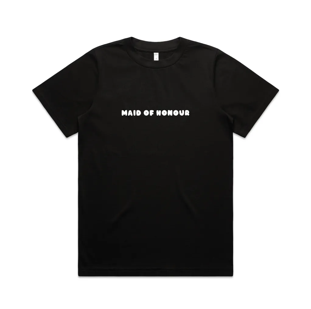 Here Comes The Party Tee | White on Black