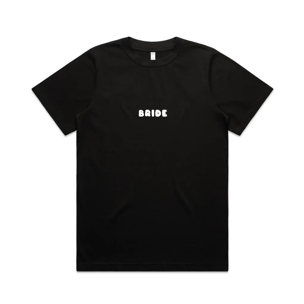 Here Comes The Party Tee | White on Black
