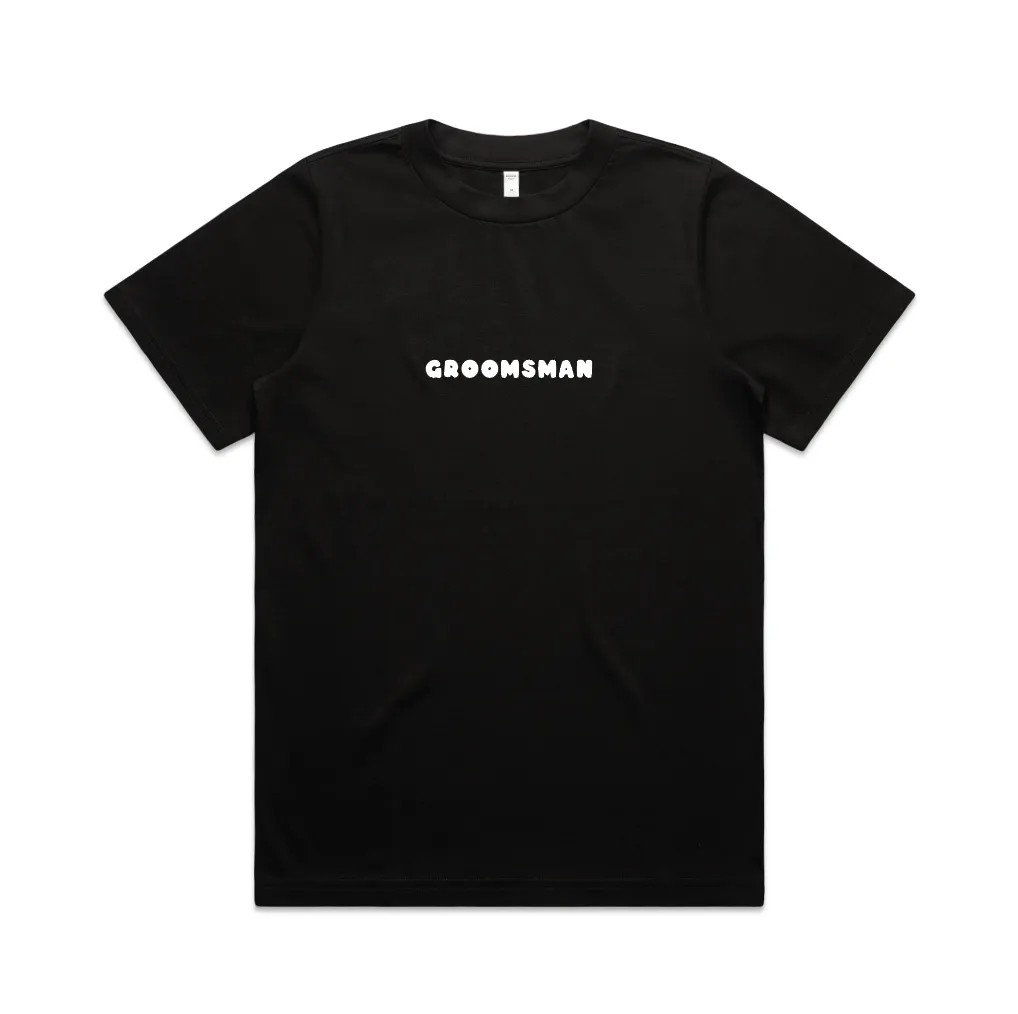 Here Comes The Party Tee | White on Black
