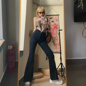 High-waisted Butt-lifting Thin Hot Girl Wide-leg Pants