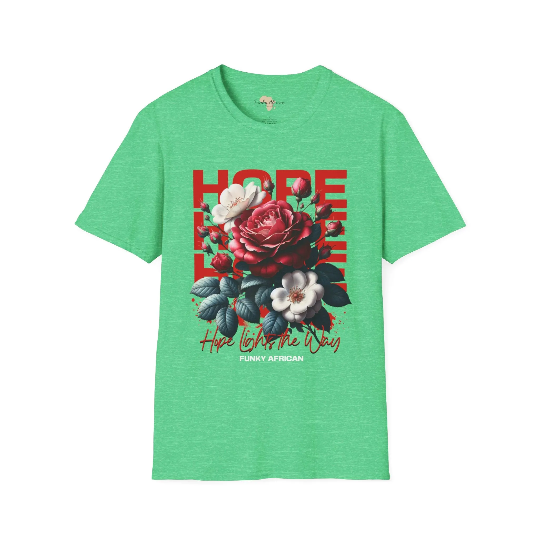 Hope lights the way unisex tee