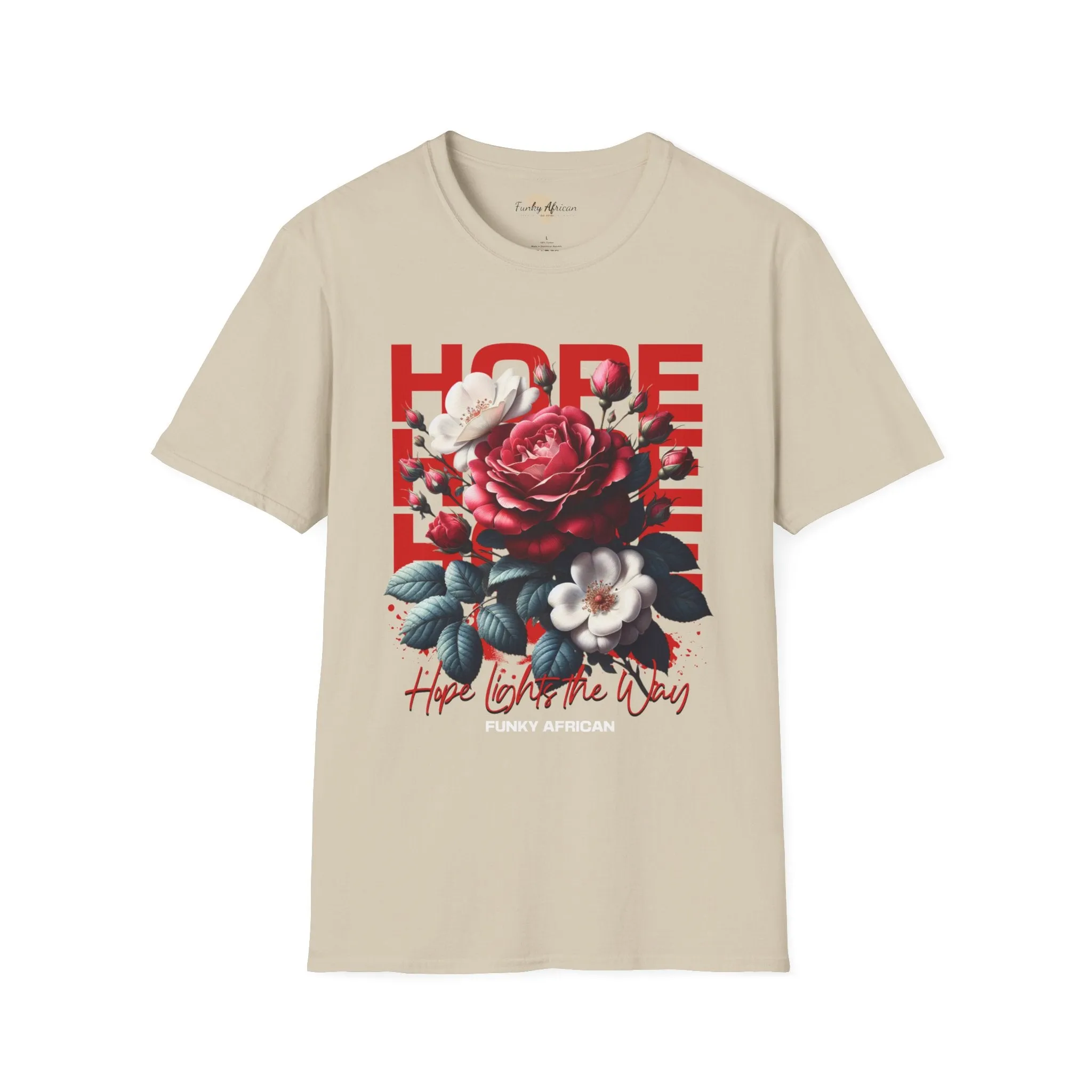 Hope lights the way unisex tee