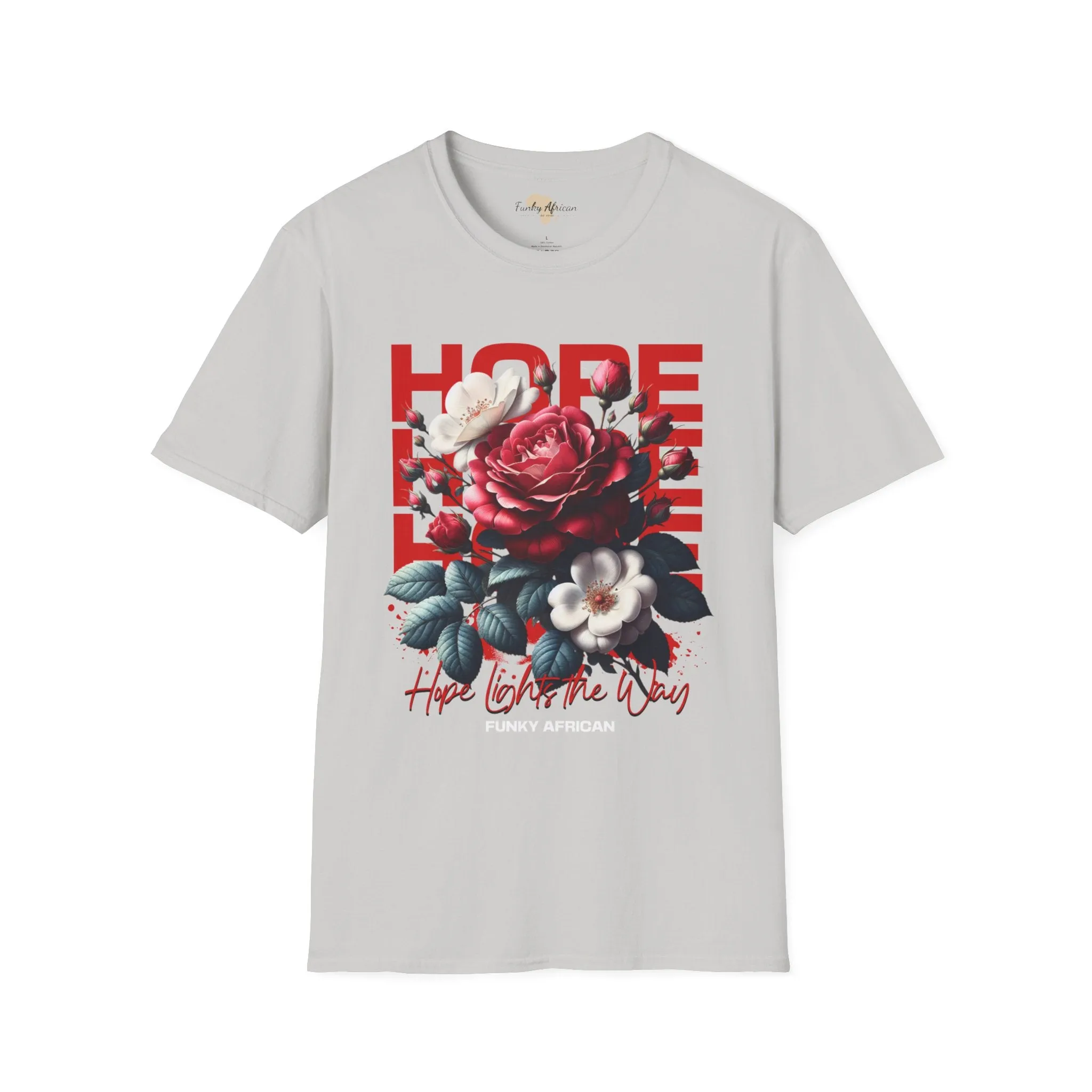 Hope lights the way unisex tee