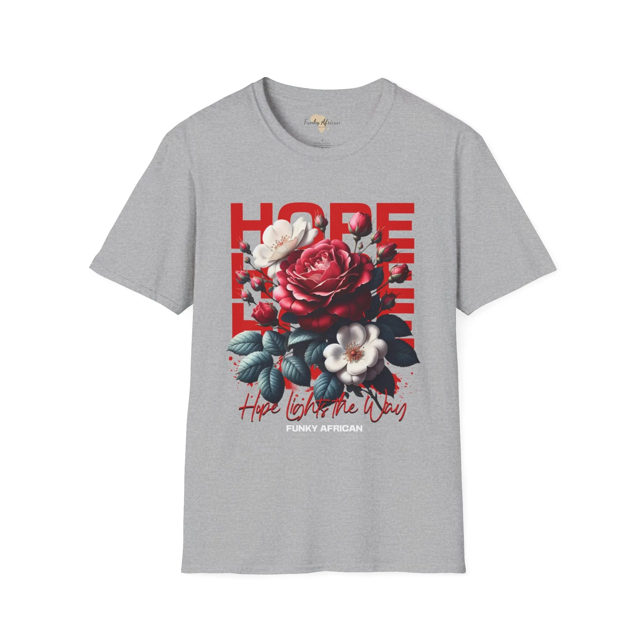 Hope lights the way unisex tee