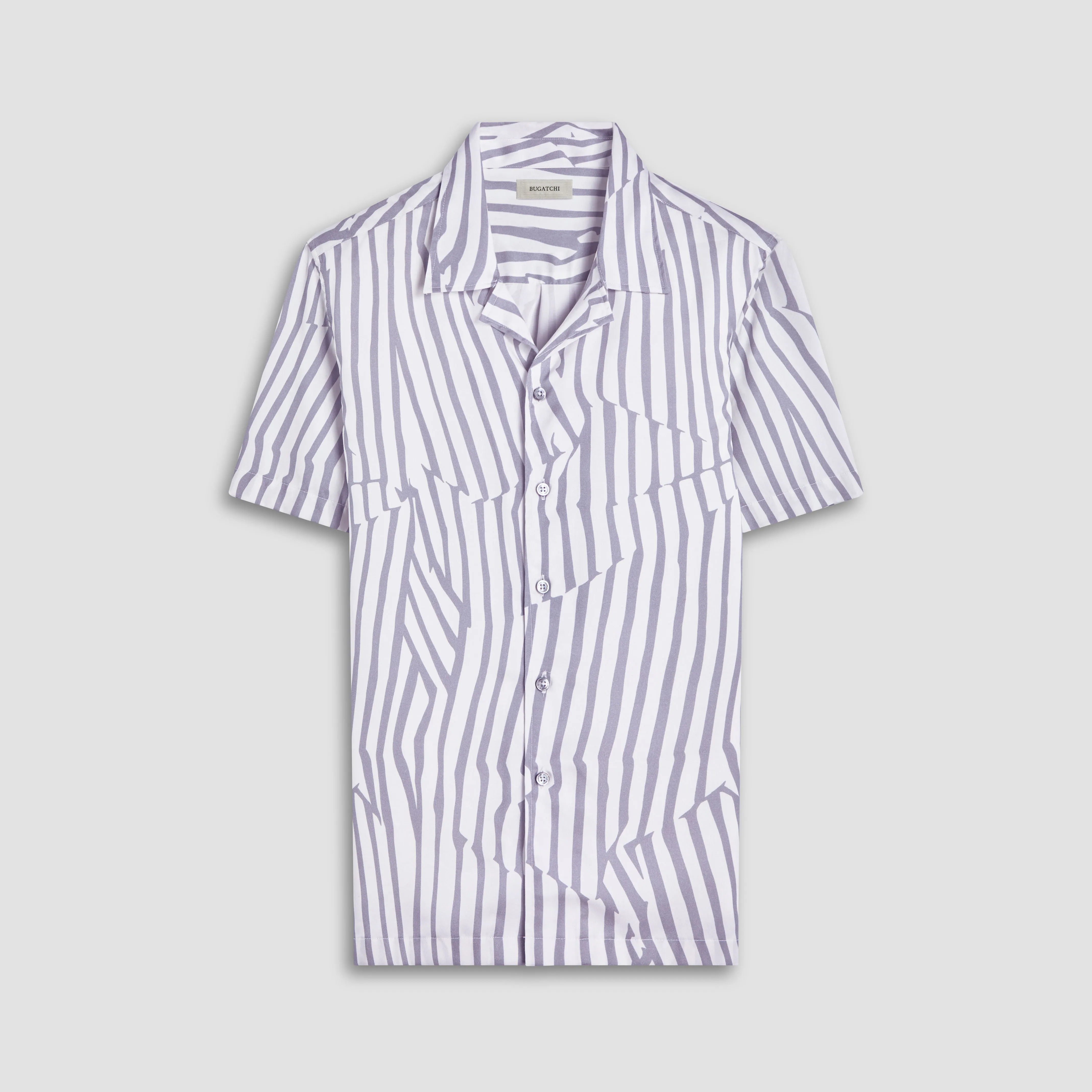 Jackson Irregular Stripe Camp Shirt