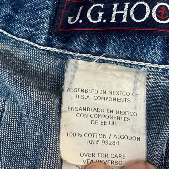 J.G. Hook high waisted baggy jeans, vintage, size 14‎ L (tall)