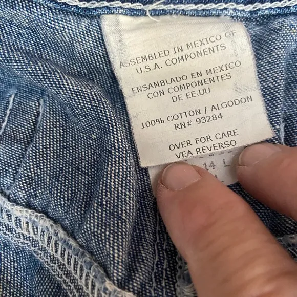 J.G. Hook high waisted baggy jeans, vintage, size 14‎ L (tall)