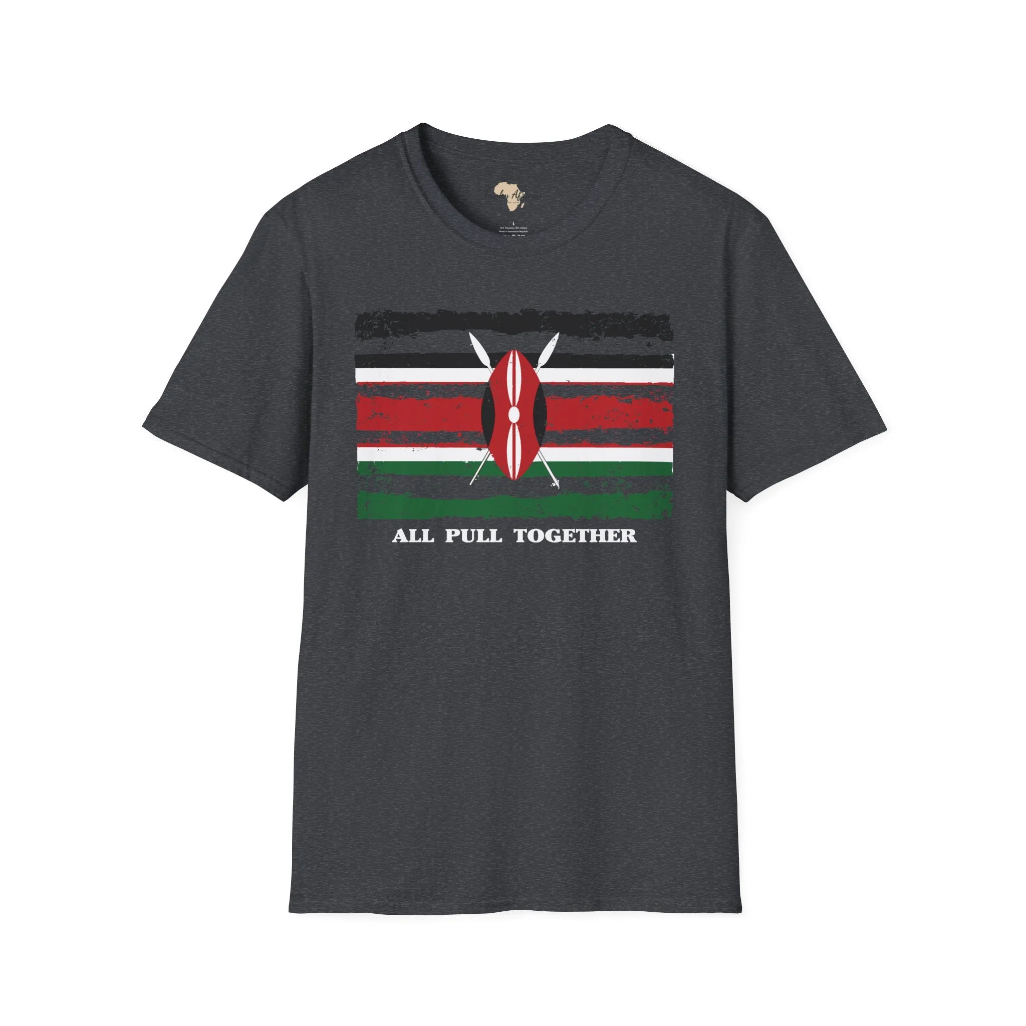 Kenya strip unisex softstyle tee
