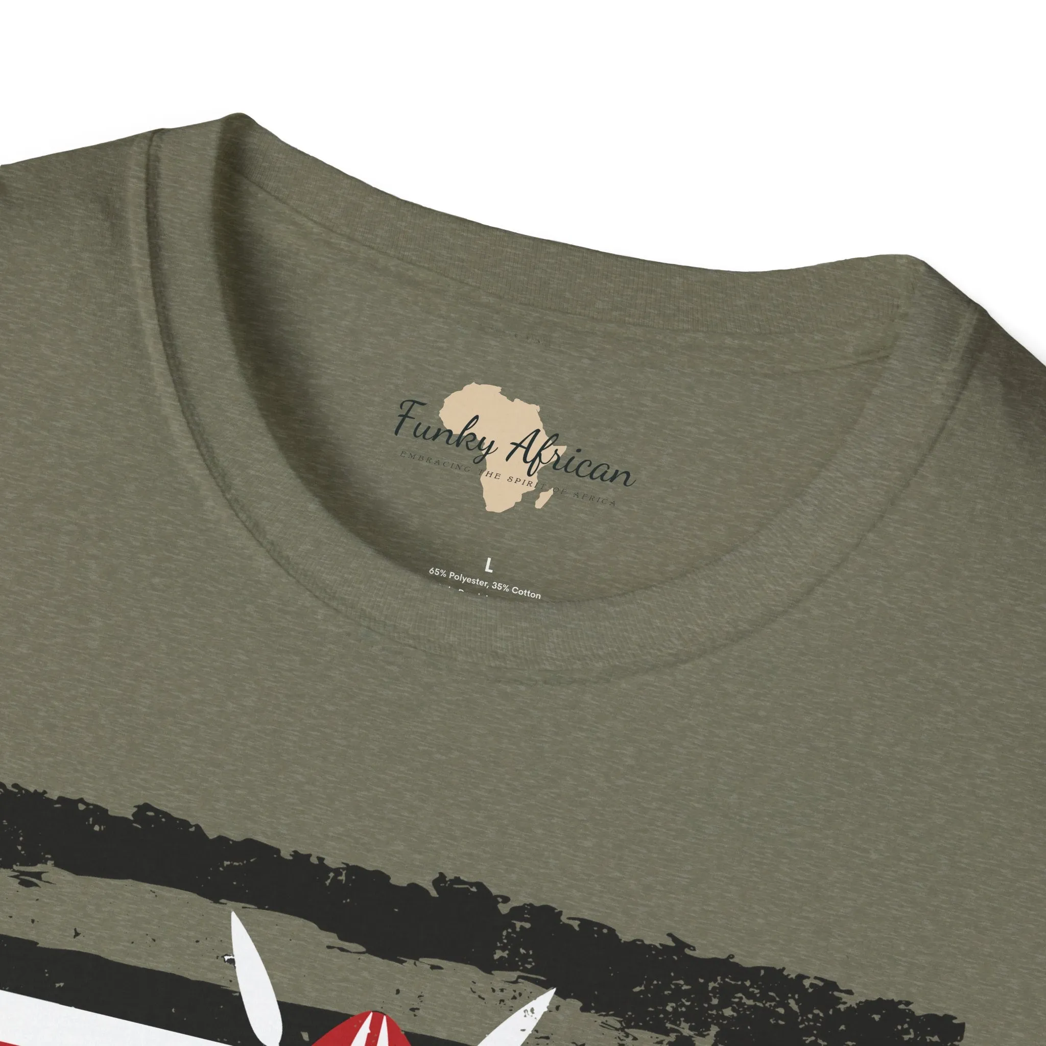 Kenya strip unisex softstyle tee