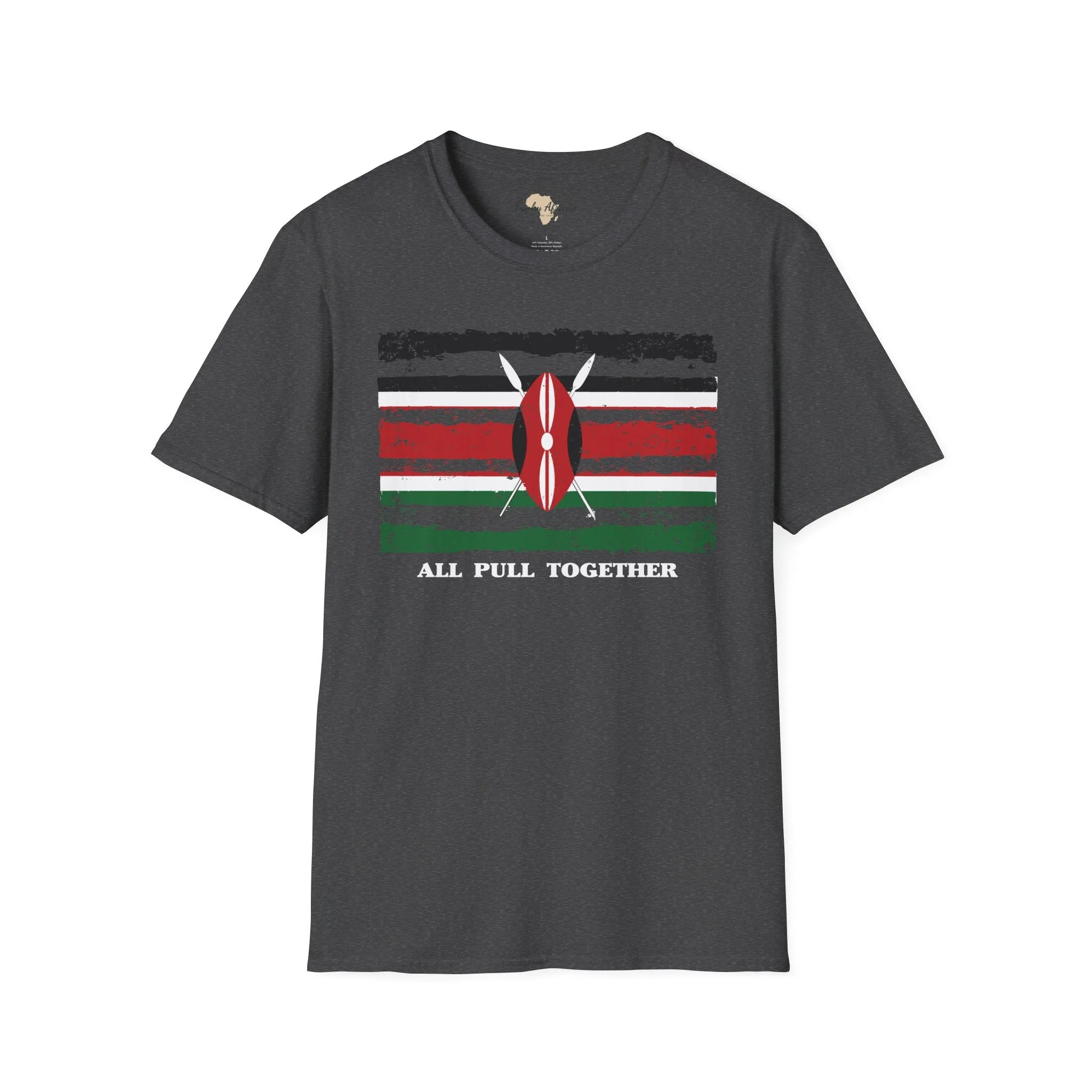 Kenya strip unisex softstyle tee