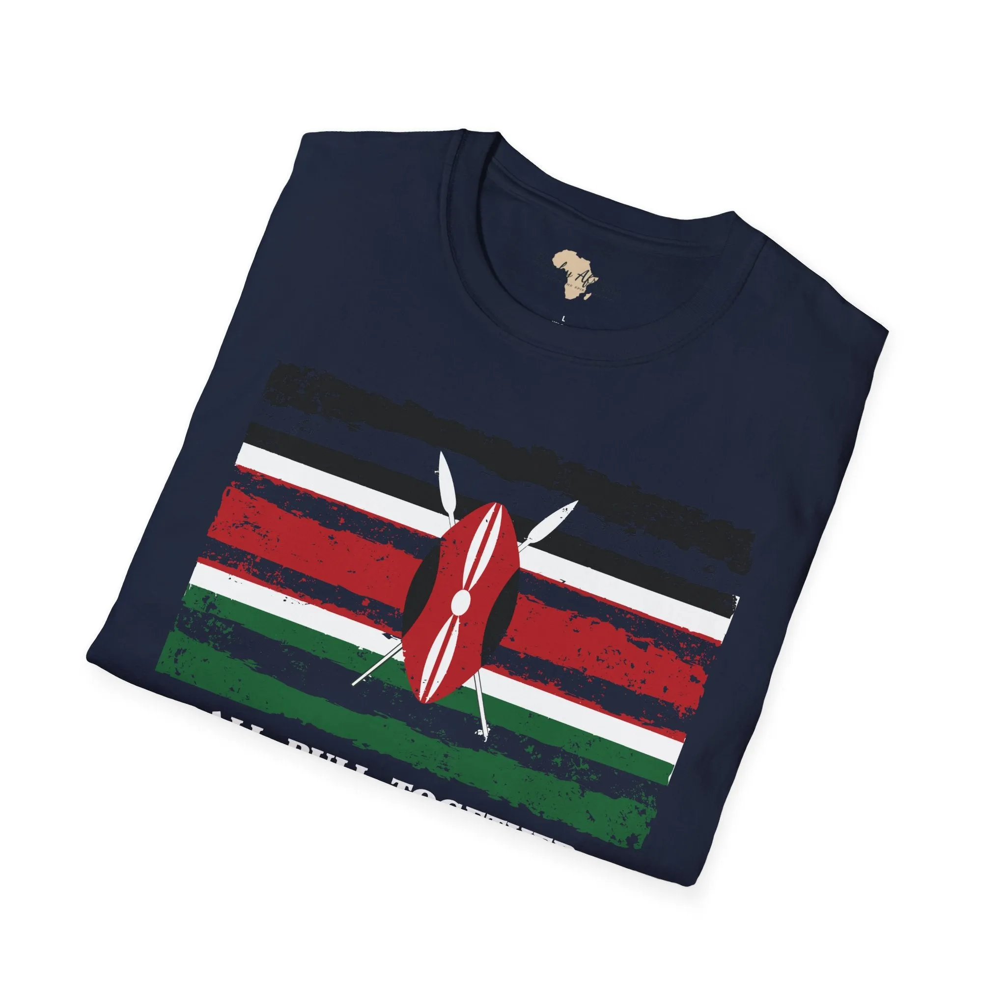 Kenya strip unisex softstyle tee