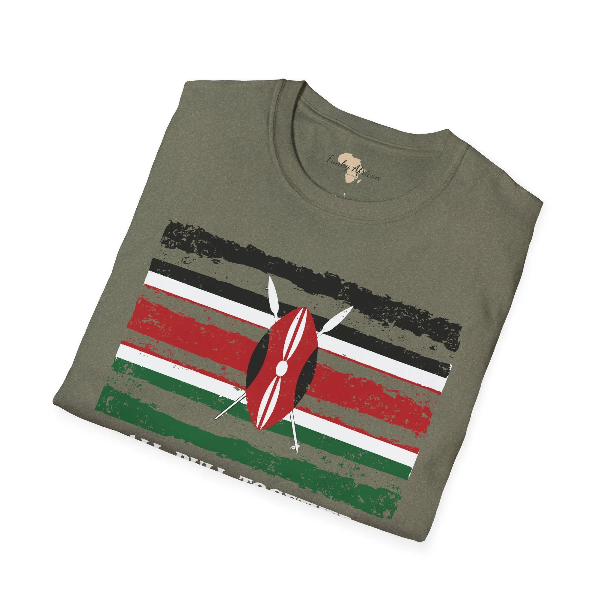 Kenya strip unisex softstyle tee