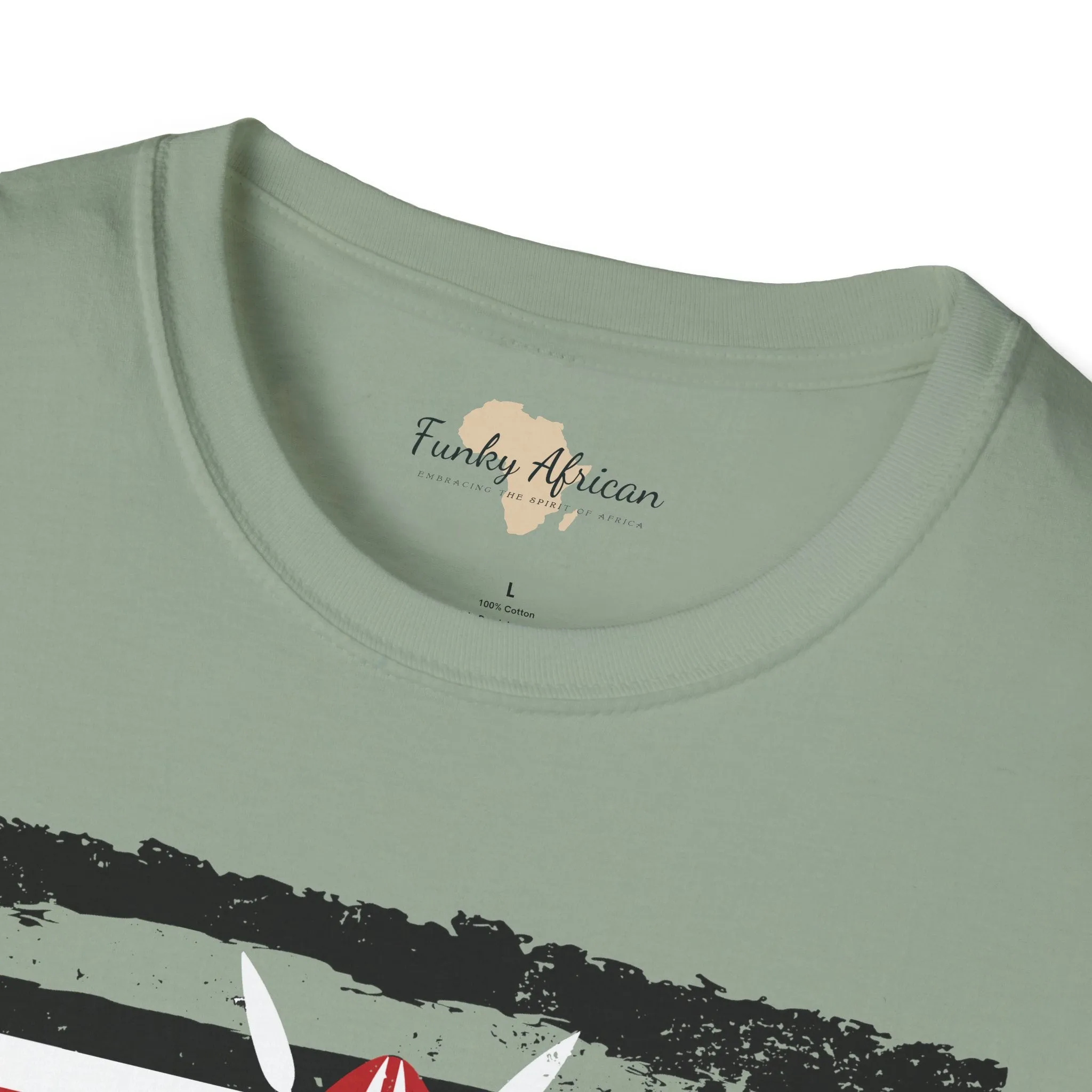 Kenya strip unisex softstyle tee