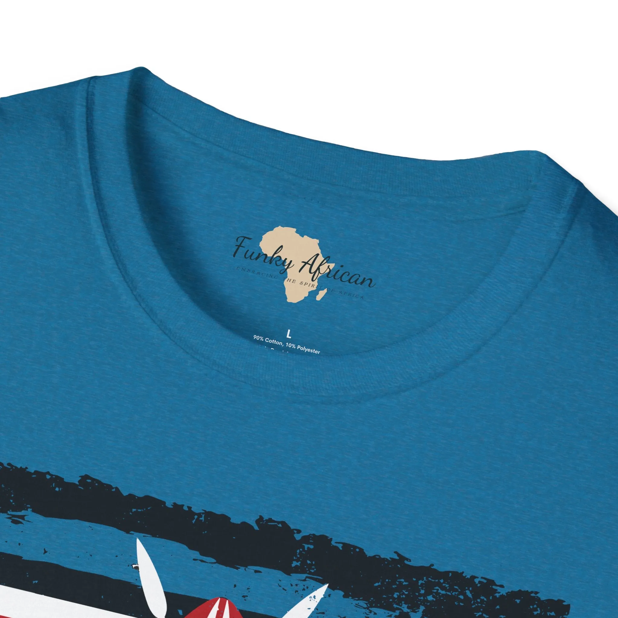 Kenya strip unisex softstyle tee