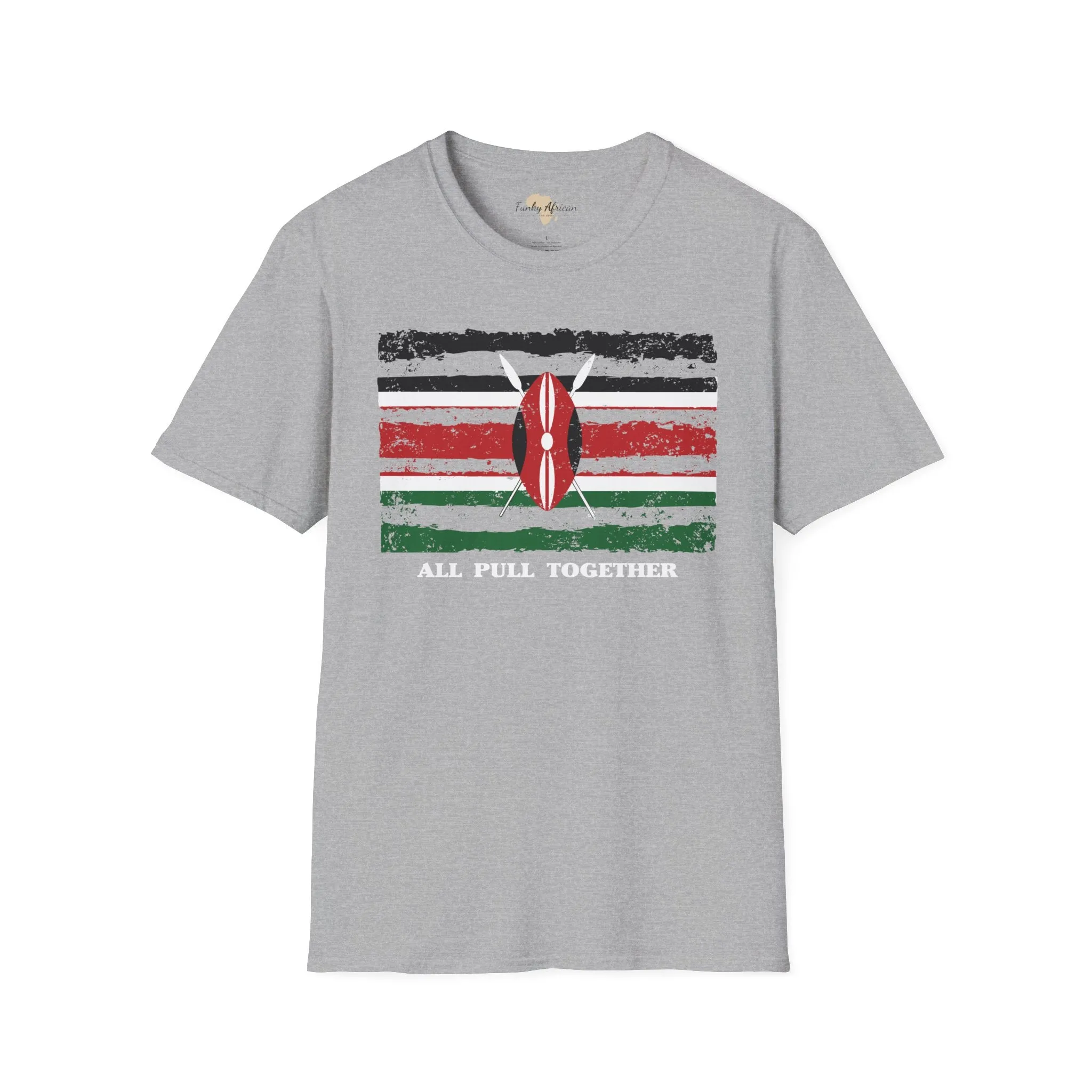 Kenya strip unisex softstyle tee