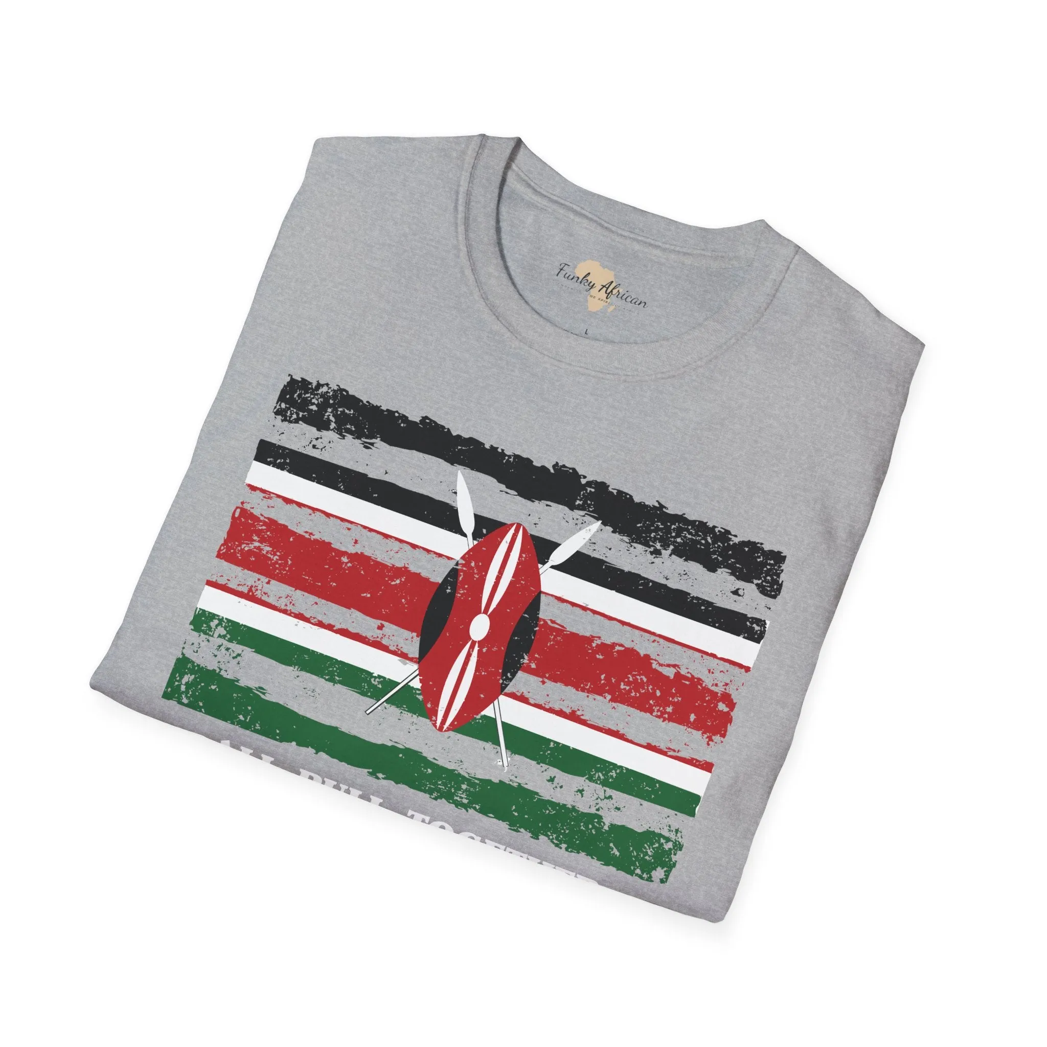 Kenya strip unisex softstyle tee