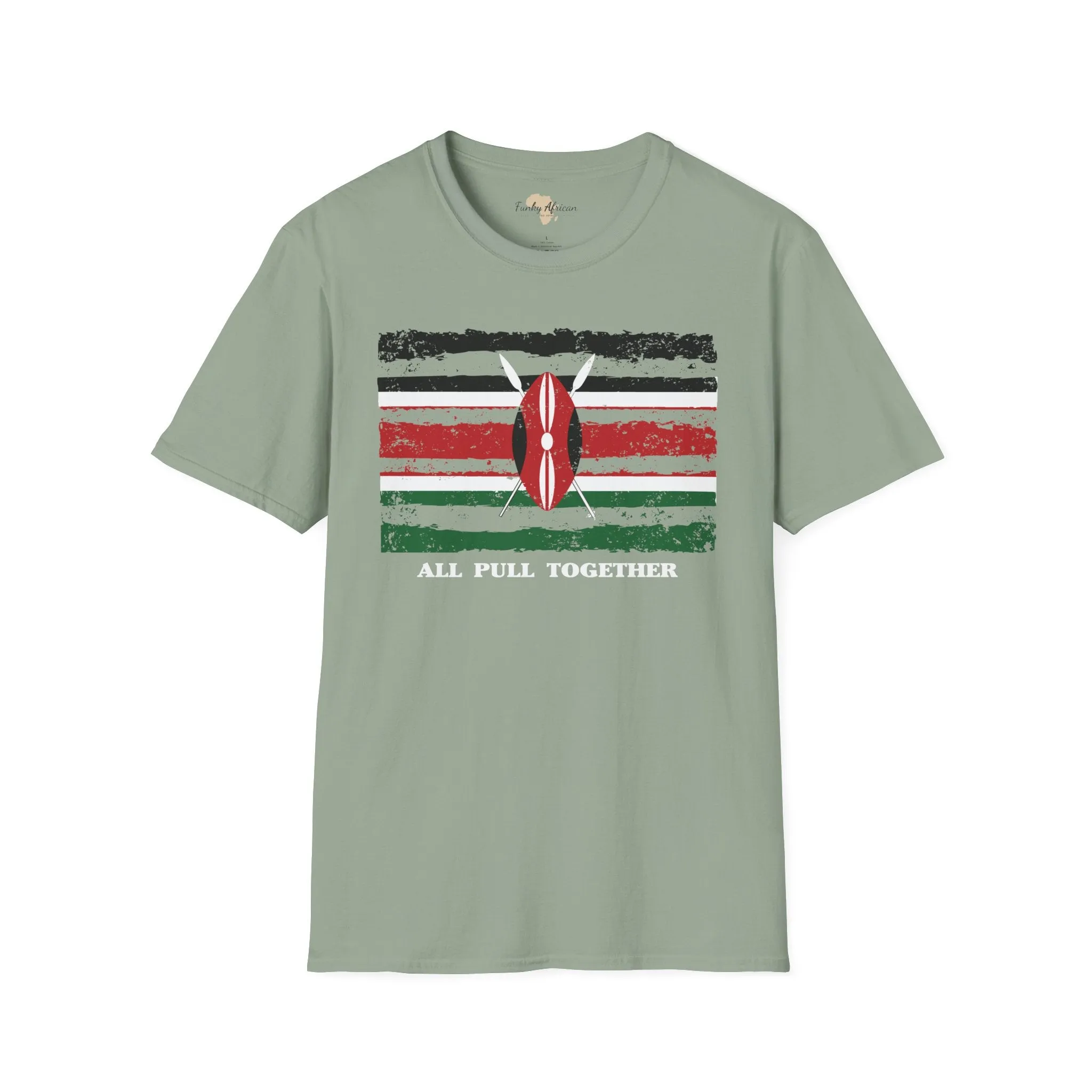 Kenya strip unisex softstyle tee
