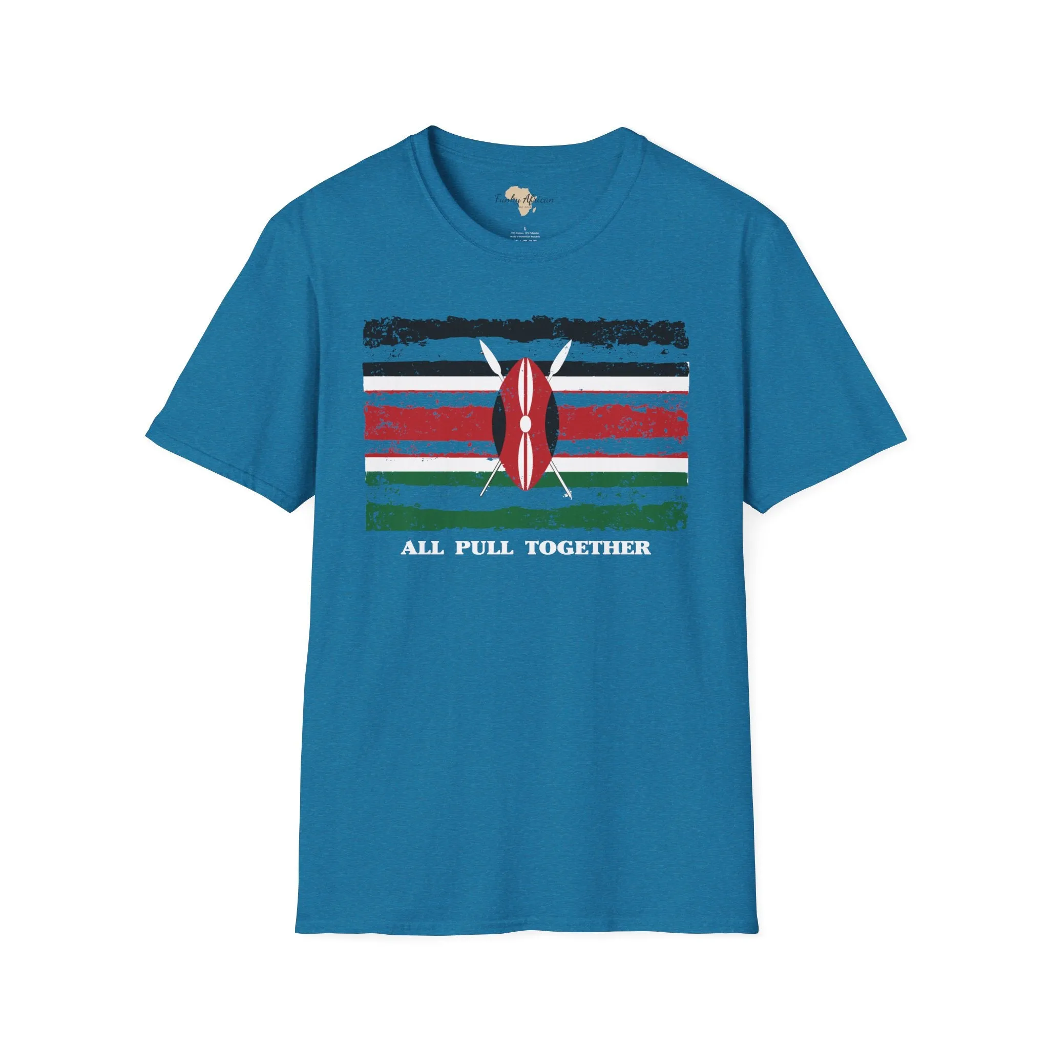 Kenya strip unisex softstyle tee