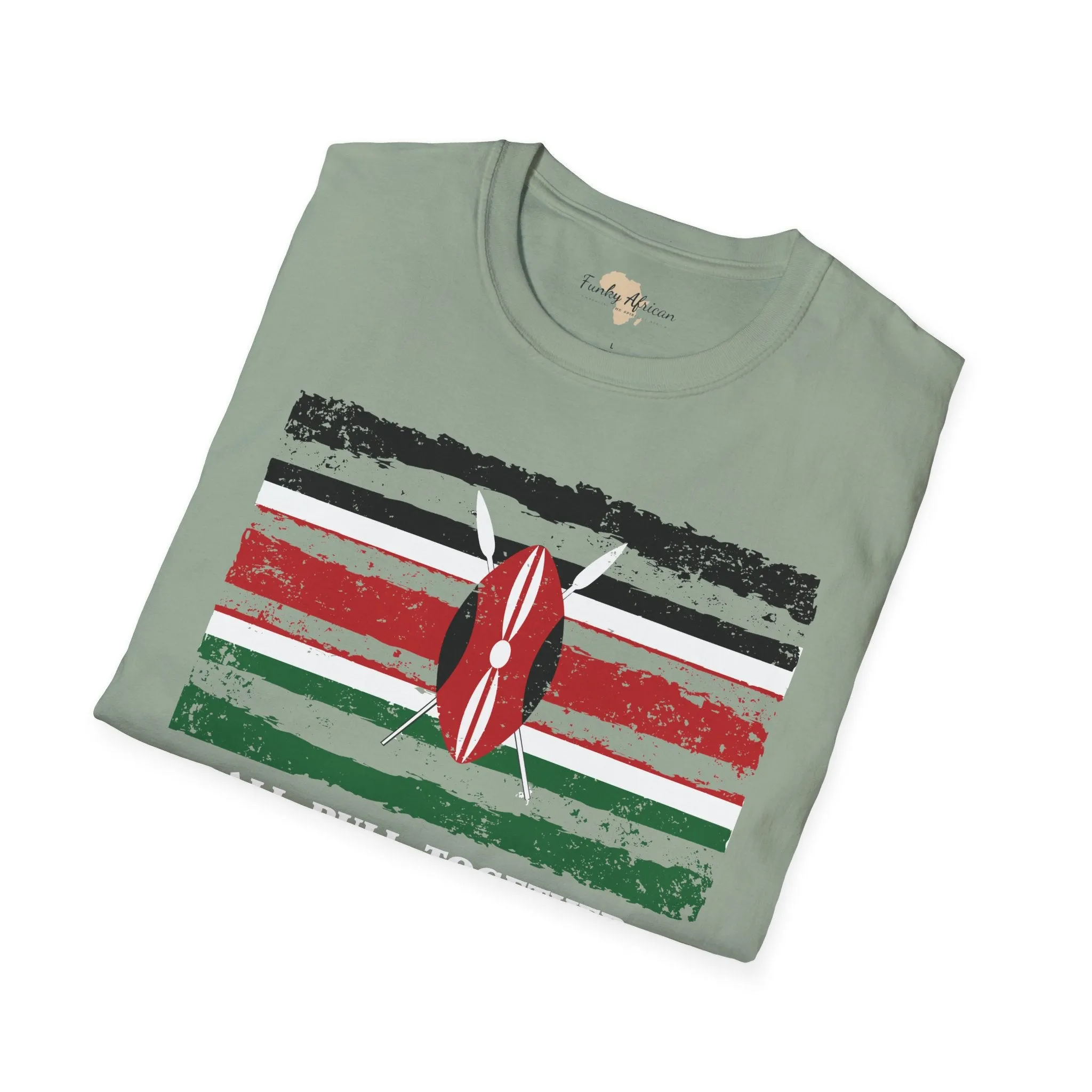 Kenya strip unisex softstyle tee