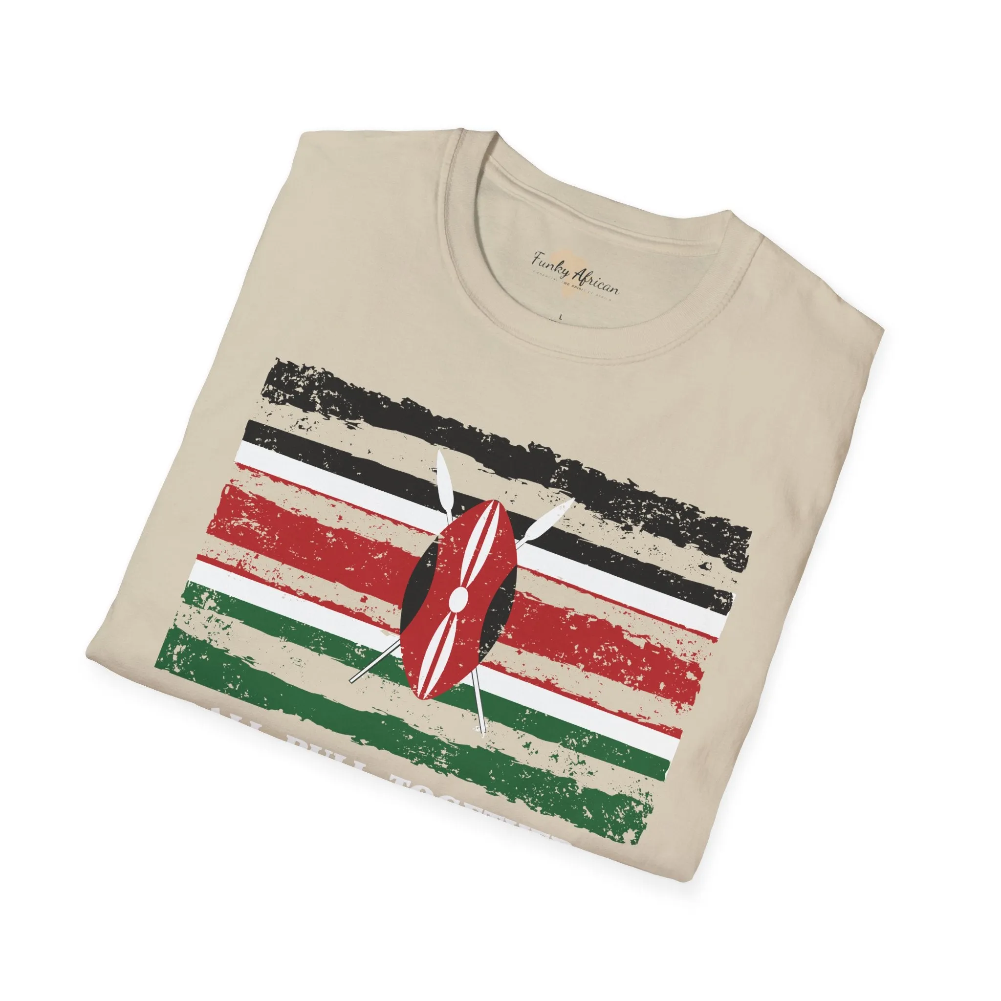 Kenya strip unisex softstyle tee