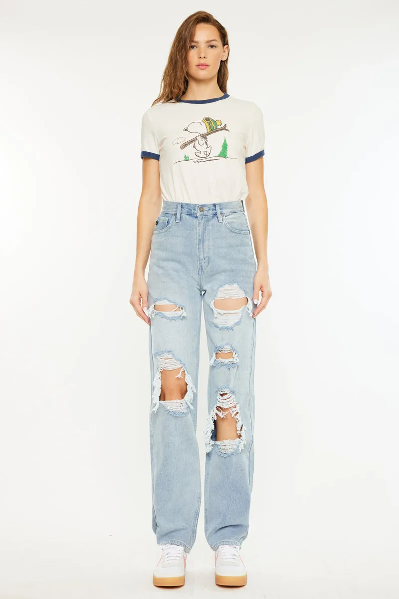 Kyla Ultra High Rise 90's Baggy Jeans