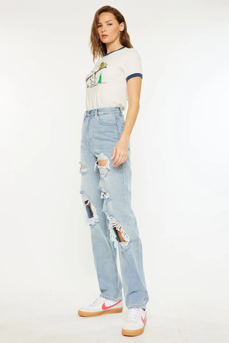 Kyla Ultra High Rise 90's Baggy Jeans
