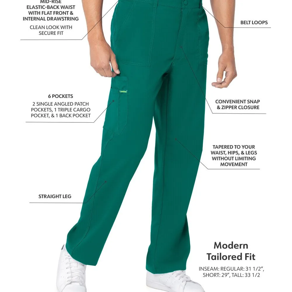 Landau Proflex Men's Straight-Leg Cargo Pants - HUNTER / Sizes S - 5XL