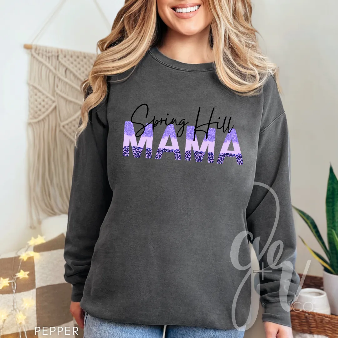 Leopard Spring Hill Mama (Tees Sweatshirts)