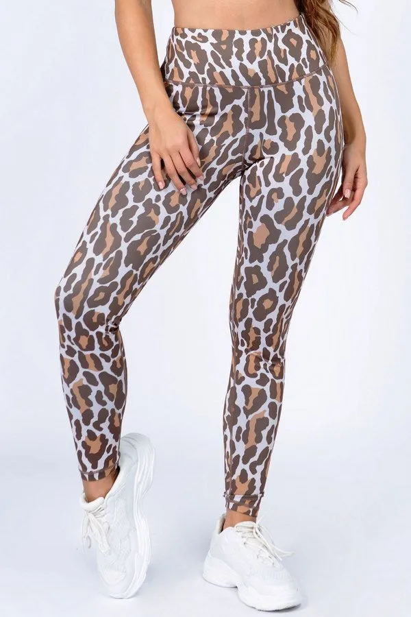 Leopard Workout -Tan