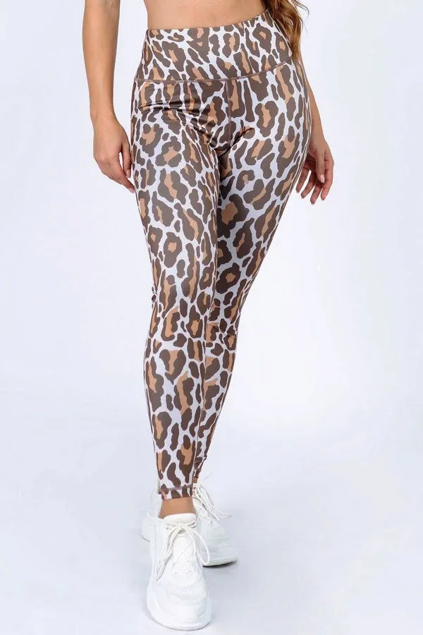 Leopard Workout -Tan