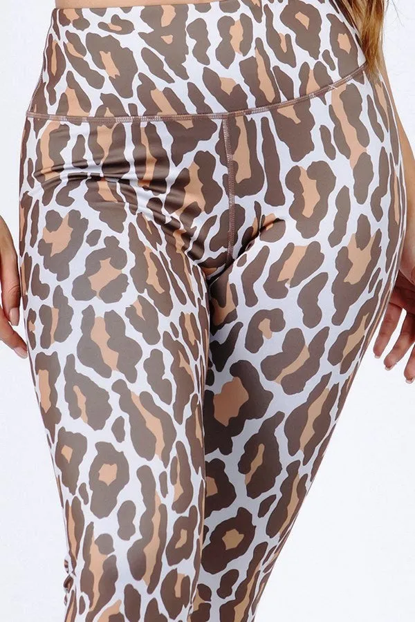 Leopard Workout -Tan