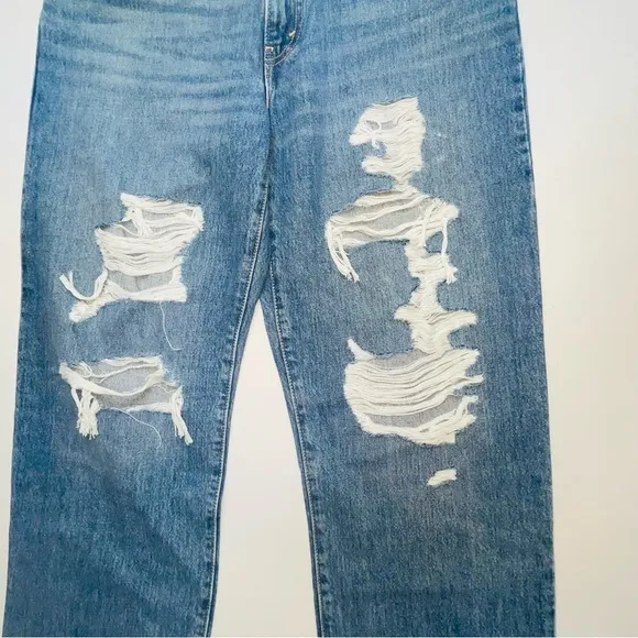 Levi's ‘94 Baggy Distressed Wide Leg Jeans medium wash 31