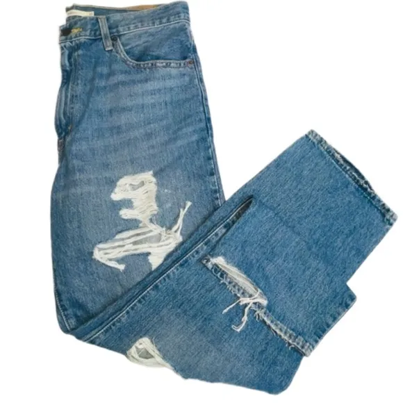 Levi's ‘94 Baggy Distressed Wide Leg Jeans medium wash 31