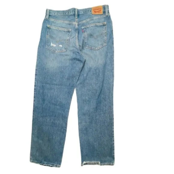 Levi's ‘94 Baggy Distressed Wide Leg Jeans medium wash 31