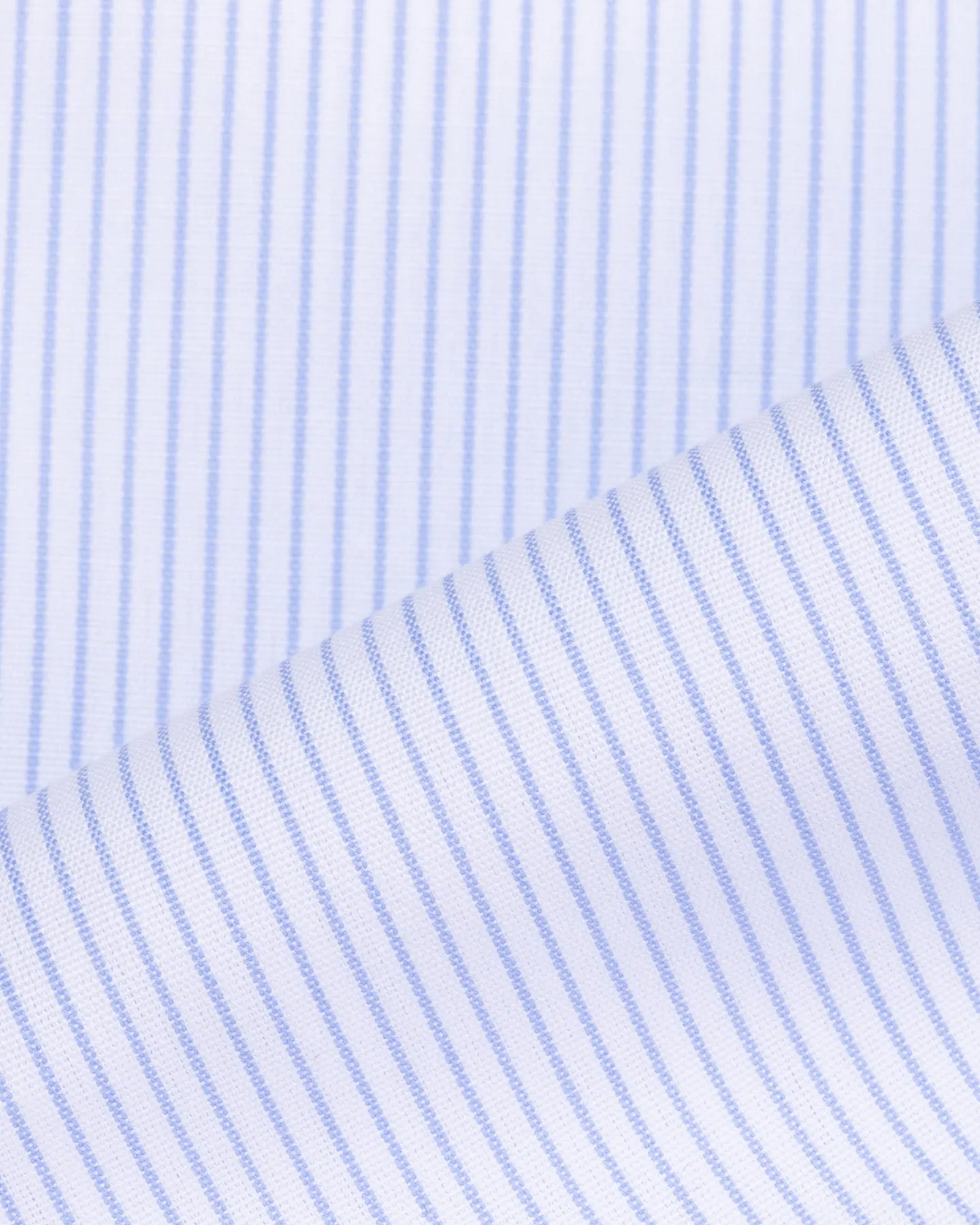 Light Blue Hairline Stripe Poplin Point Collar Shirt