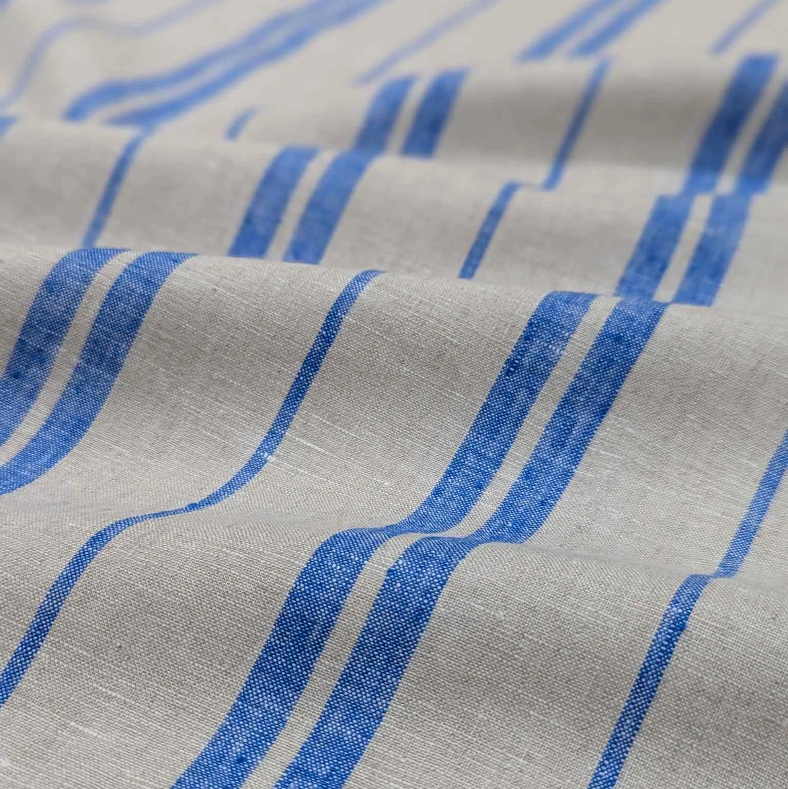Linen, Azure Stripe