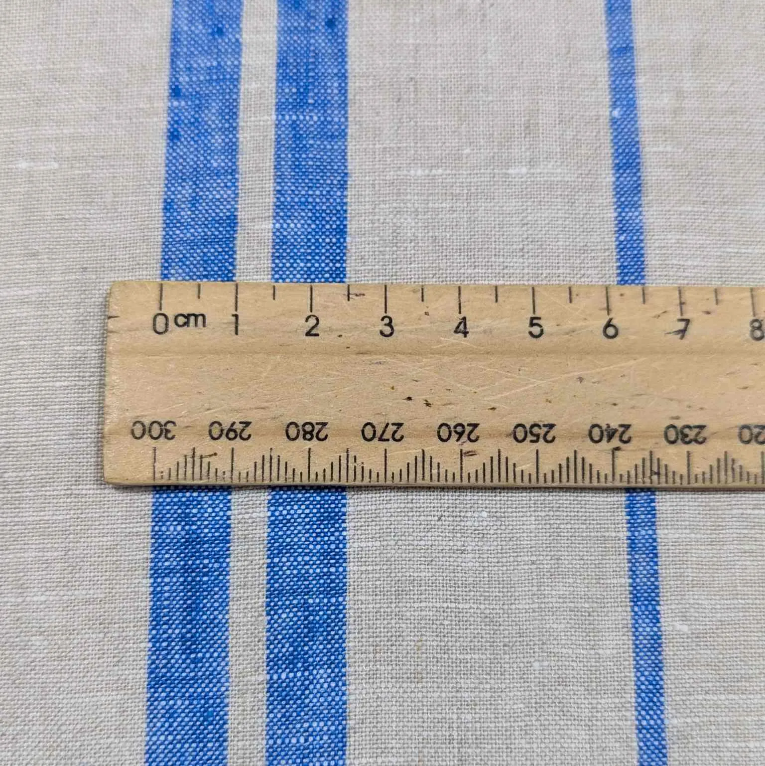 Linen, Azure Stripe