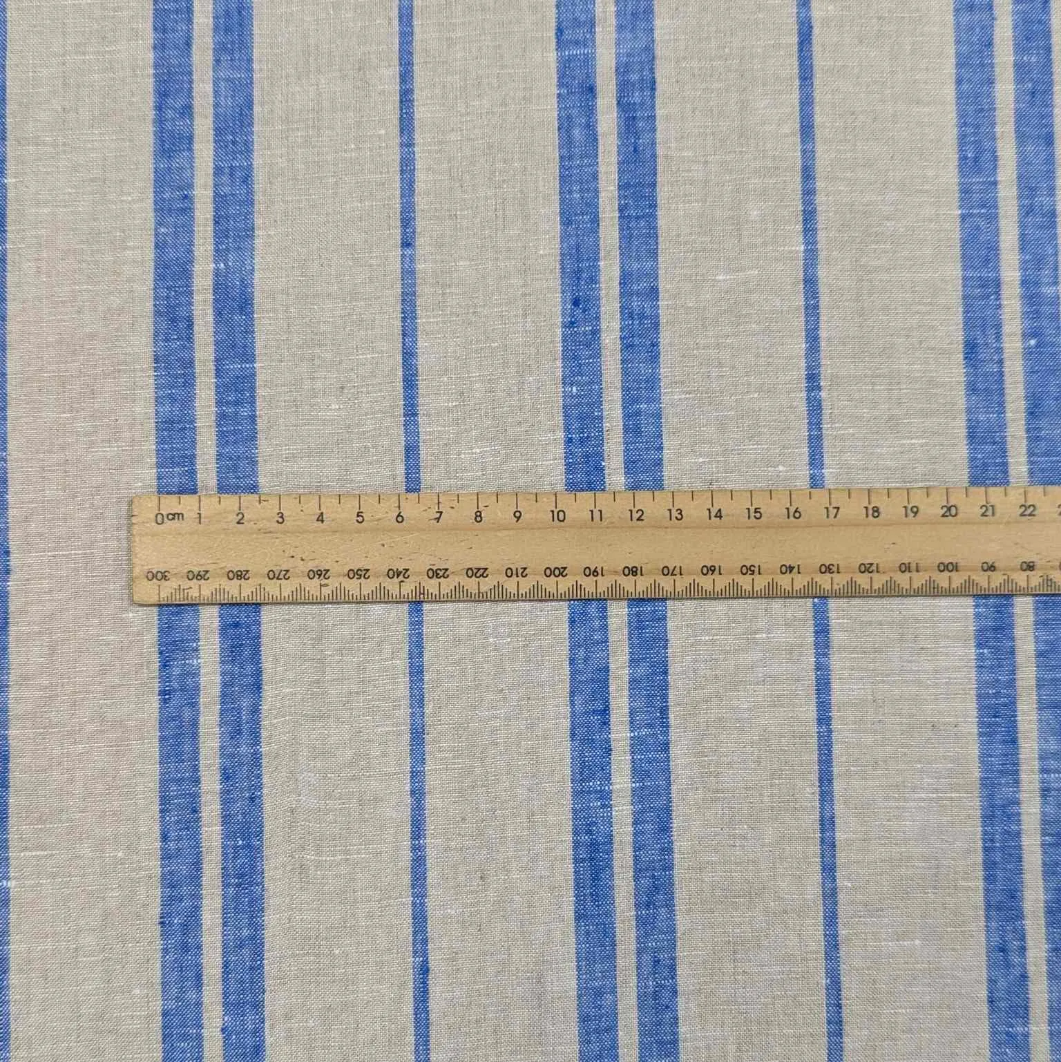 Linen, Azure Stripe